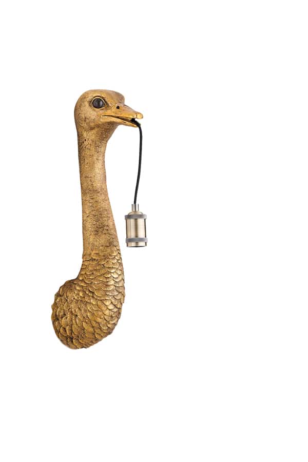 Wandlamp Ostrich 8211 18 215 15 5 215 57 5 Cm 8211 Antiek Brons 8211 Rhb Home Amp Living