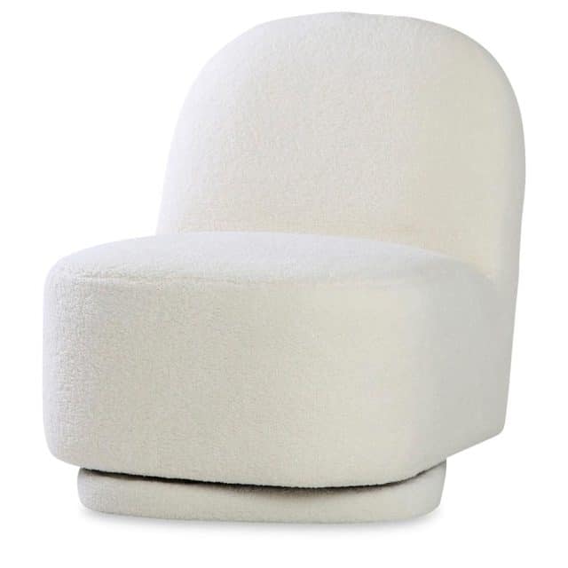 Swivel Chair Bruce 8211 Naturel Teddy 8211 Rhb Home Amp Living