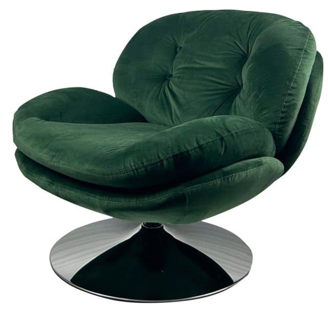 Swivel Armchair Nuage Groen 8211 Velvet 8211 Rhb Home Amp Living