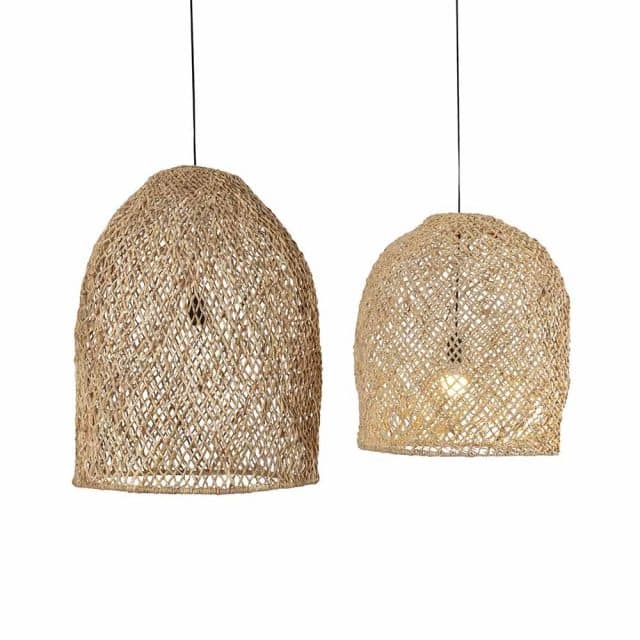 Lampenkap Abaca 8211 Naturel 8211 Set Of 2 8211 Rhb Home Amp Living