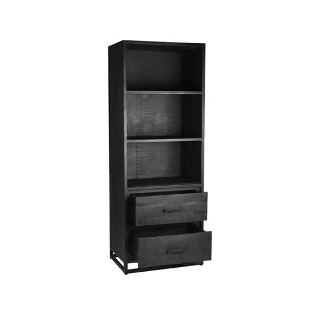 Bücherregal Chili 8211 Schwarz 8211 Mangoholz 8211 Label51 8211 Rhb Home Amp Living