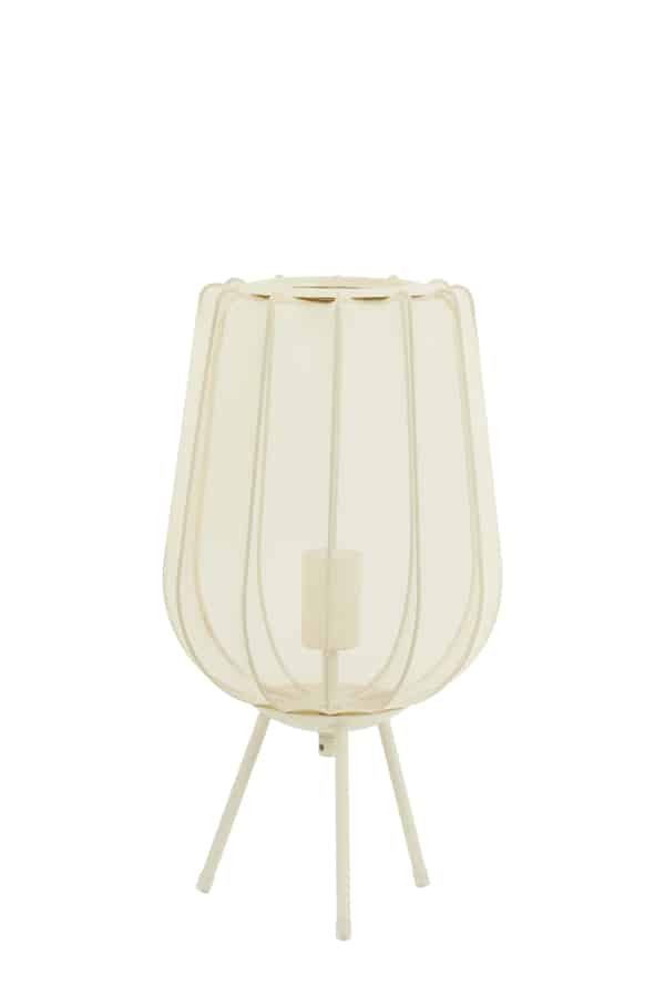 Tischlampe 8211 25x45cm 8211 Plumeria 8211 Sand 8211 Rhb Home Amp Living