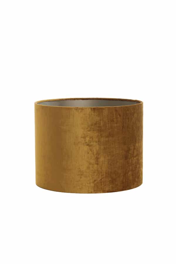 Lampenschirm Zylinder Edelstein 8211 30x30x21cm 8211 Gold 8211 Rhb Home Amp Living