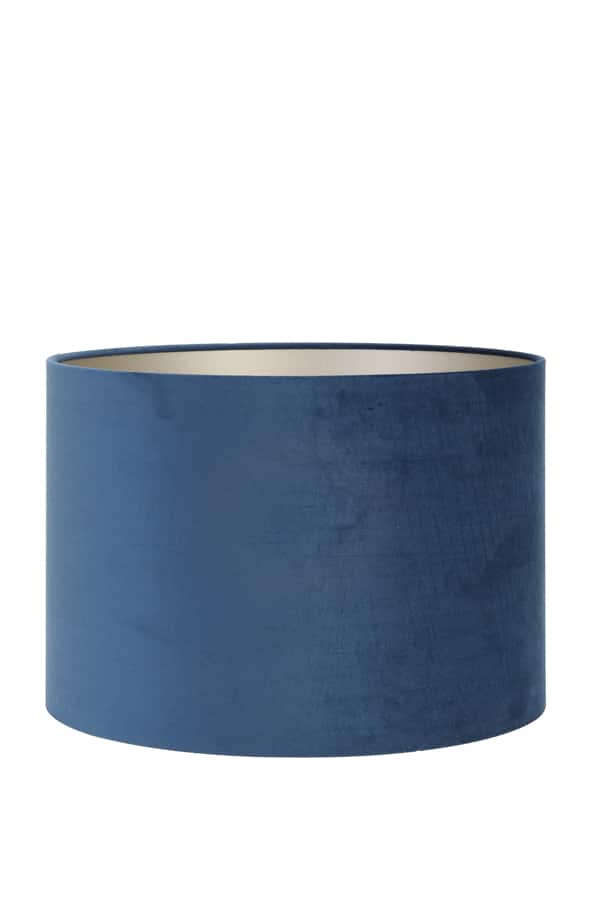 Lampenschirm Cylinder 50x50x38cm 8211 Velours 8211 Petrol Blau 8211 Rhb Home Amp Living