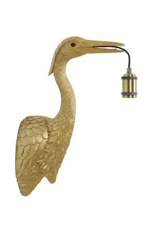 Wandlamp Crane 8211 29 5x16x48 Cm 8211 Goud 8211 Rhb Home Amp Living