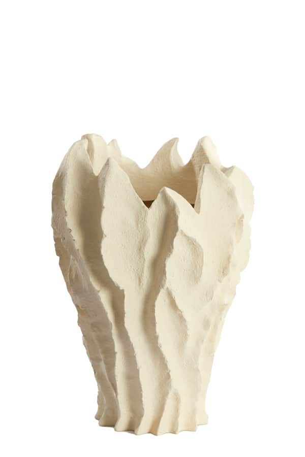 Vase Deco Federico 8211 24 5 215 35 5 Cm 8211 Creme 8211 Rhb Home Amp Living