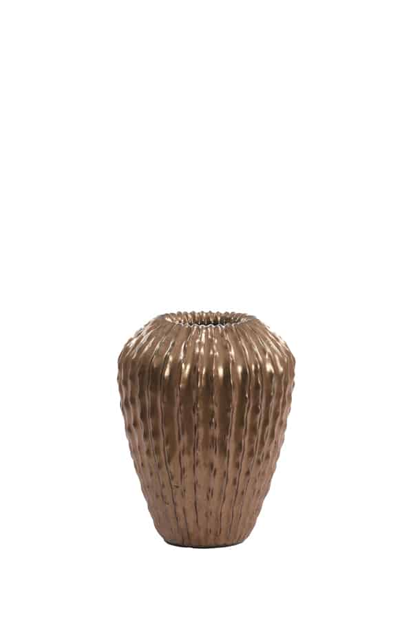 Vase Deko Kakteen 8211 29 215 37 Cm 8211 Antike Bronze 8211 Rhb Home Amp Living