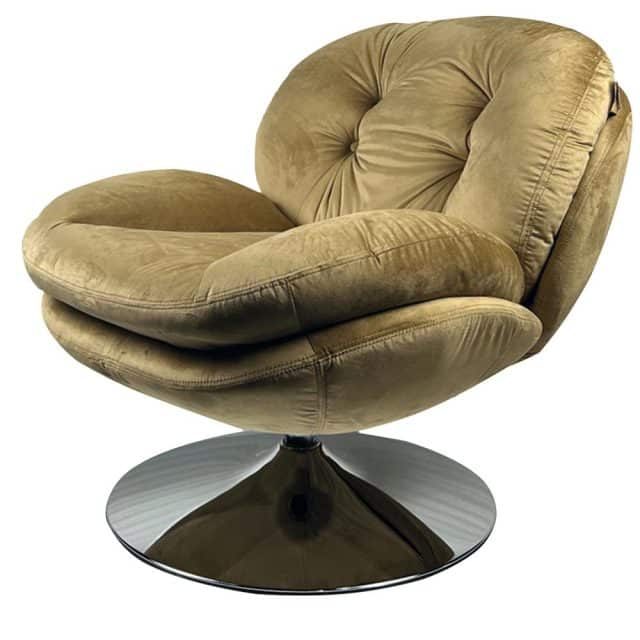 Swivel Chair Nuage 8211 Opjet 8211 Sand Velvet 8211 Rhb Home Amp Living