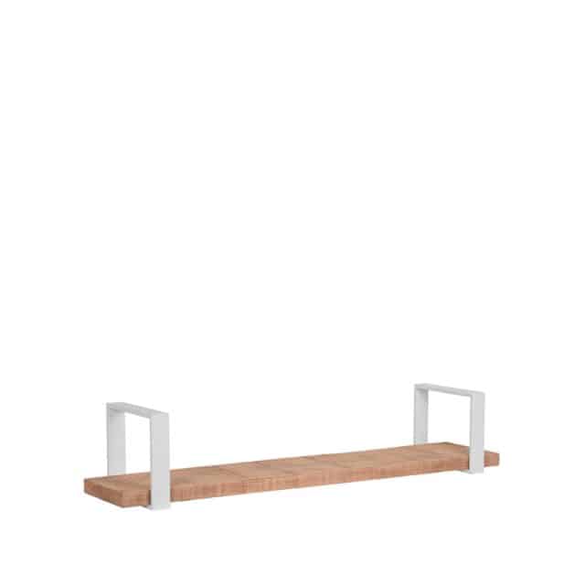 Wandplank Slam Xl Wit 8211 Mangohout 8211 Rhb Home Amp Living