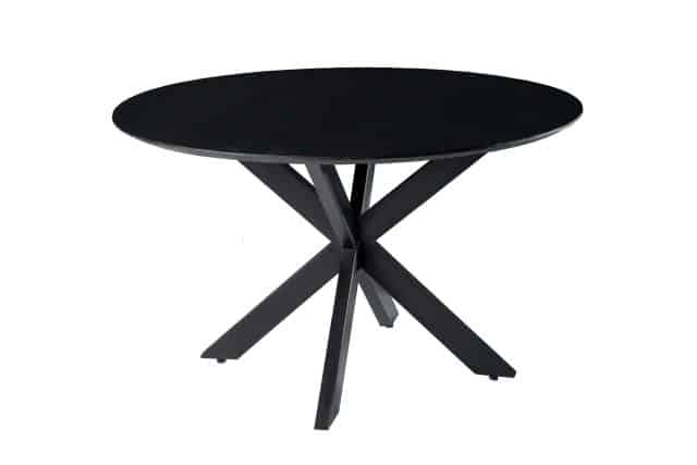 Eetkamertafel Oslo 8211 Rond 8211 Zwart 8211 120 Cm 8211 Rhb Home Amp Living