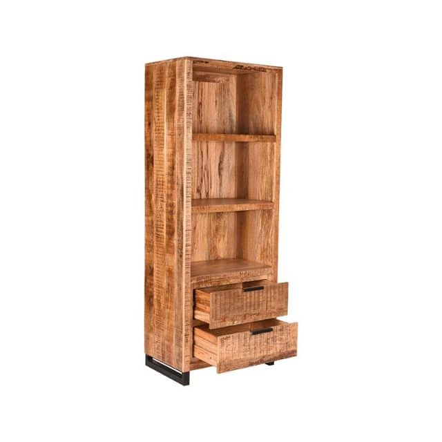 Bücherregal Glasgow 8211 Rough 8211 Mangoholz 8211 Label51 8211 Rhb Home Amp Living