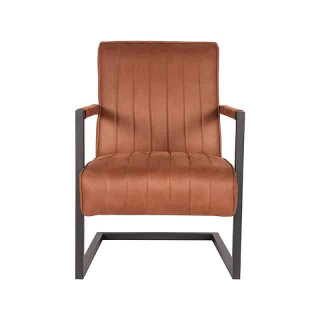 Fauteuil Milo 8211 Cognac 8211 Microfiber 8211 Rhb Home Amp Living