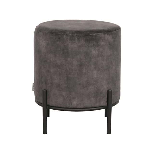 Fußhocker Troy M 8211 Dunkelgrau 8211 Velours 8211 Rhb Home Amp Living