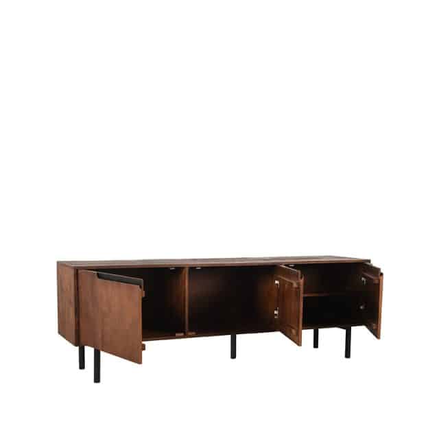 TV Möbel Rio 8211 Espresso 8211 Mangoholz 8211 180 Cm 8211 Label51 8211 Rhb Home Amp Living