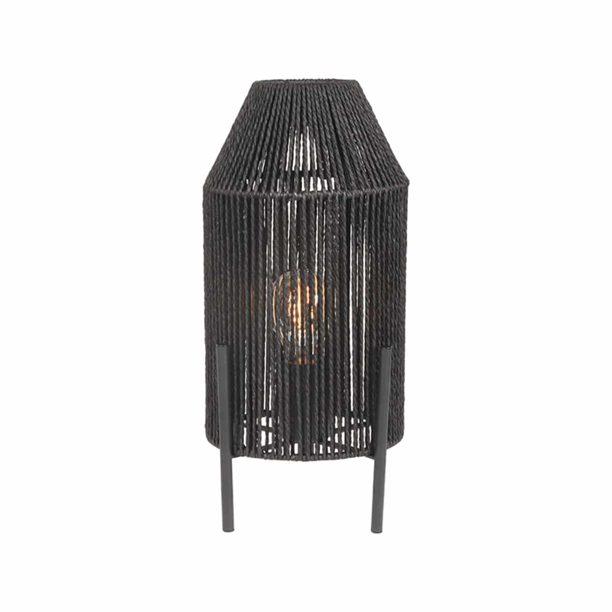 Tischlampe Ibiza 8211 Schwarz 8211 Jute 8211 Rhb Home Amp Living