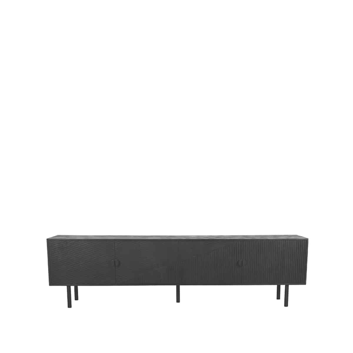 Cotia TV-Möbel 8211 Schwarz 8211 Mangoholz 8211 Label51 8211 Rhb Home Amp Living