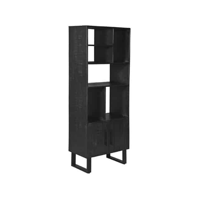 Bücherregal Santos 8211 Schwarz 8211 Mangoholz 8211 Label51 8211 Rhb Home Amp Living