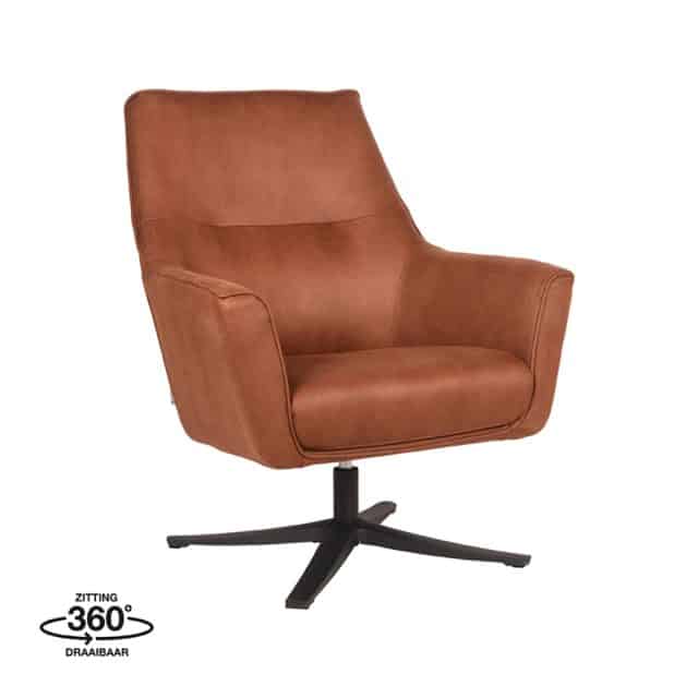 Fauteuil Tod 8211 Cognac 8211 Microfiber 8211 Label51 8211 Rhb Home Amp Living