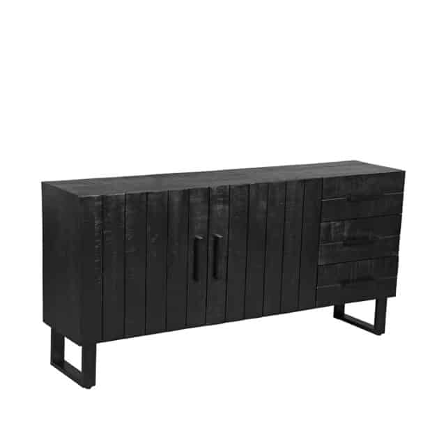 Sideboard Santos 8211 Schwarz 8211 Mangoholz 8211 Label51 8211 Rhb Home Amp Living