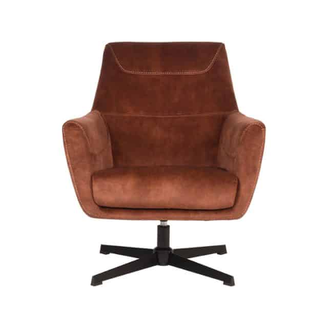 Fauteuil Toby 8211 Roest 8211 Velours 8211 Label51 8211 Rhb Home Amp Living