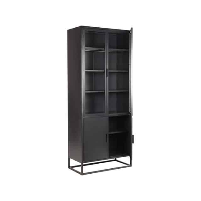 Vitrine Level 8211 Schwarz 8211 Metall 8211 80x40x190 Cm 8211 Label51 8211 Rhb Home Amp Living