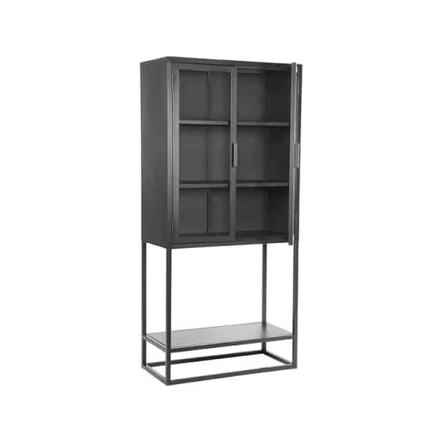 Vitrine Level 8211 Schwarz 8211 Metall 8211 70x35x150 Cm 8211 Label51 8211 Rhb Home Amp Living