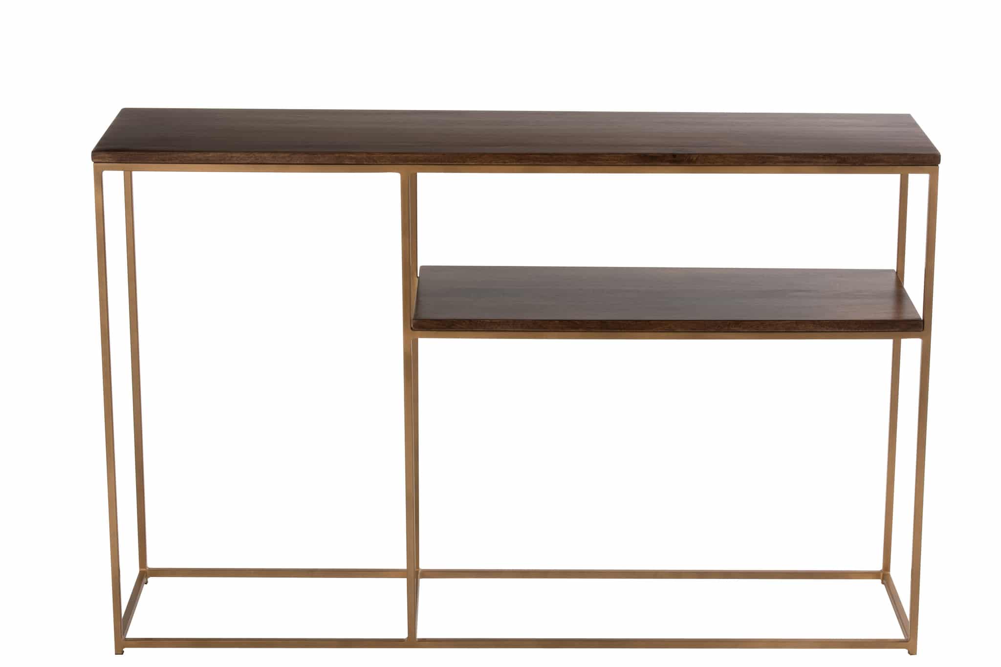 Sideboard Rafi 8211 2 Regale 8211 Eisen Mangoholz 8211 Gold Dunkelbraun 8211 Rhb Home Amp Living