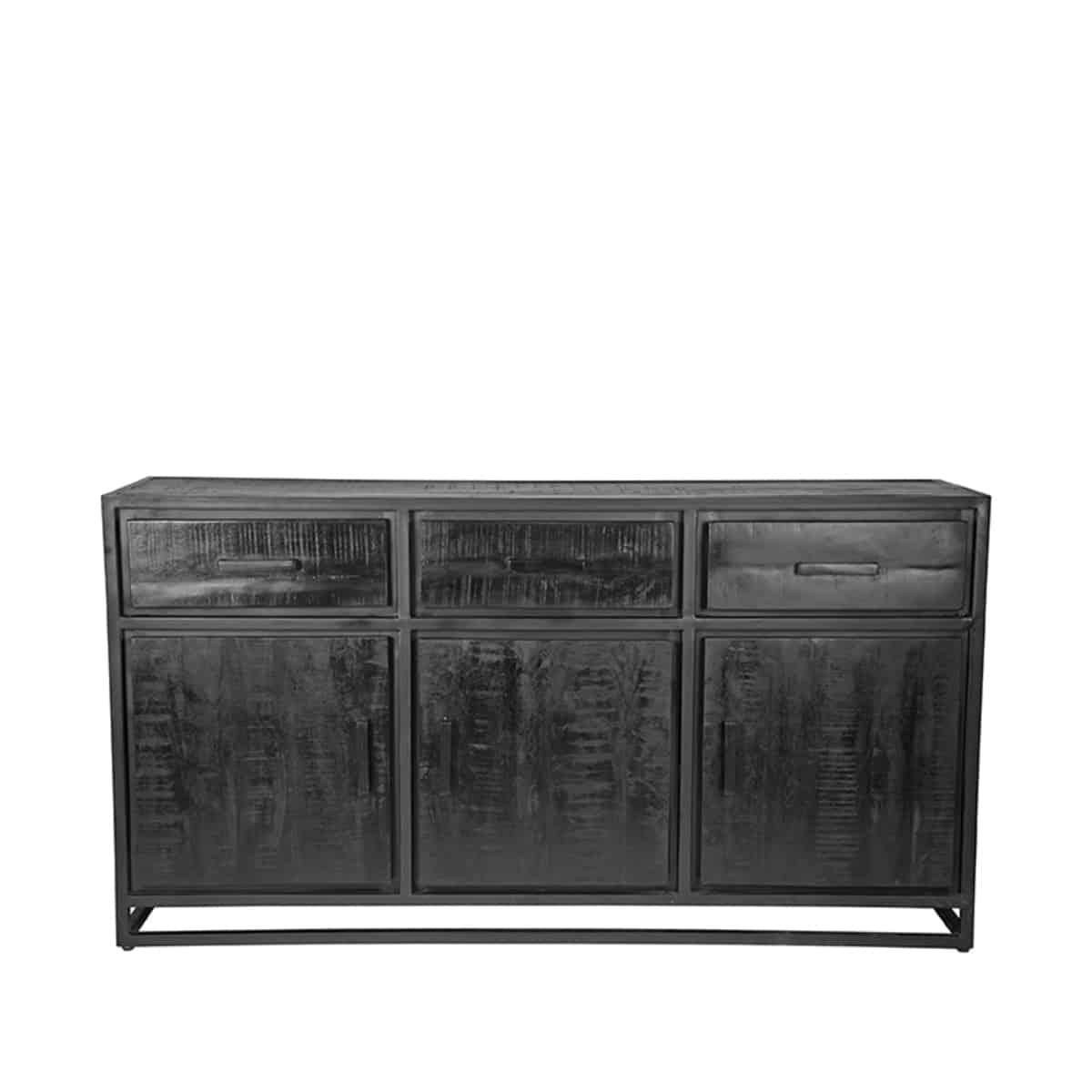 Sideboard Chili 8211 Schwarz 8211 Mangoholz 8211 Label51 8211 Rhb Home Amp Living