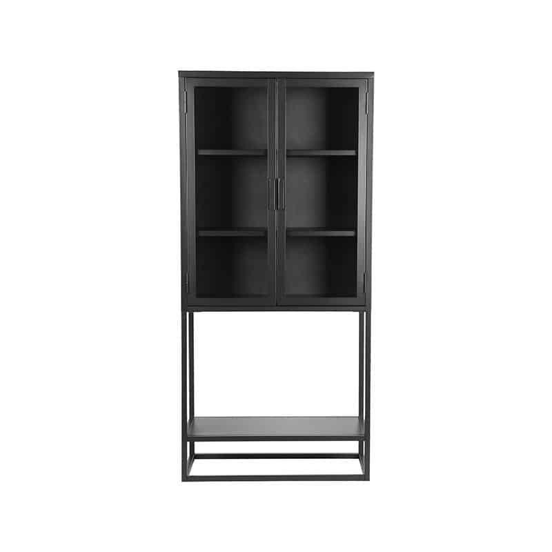 Vitrinekast Level 8211 Zwart 8211 Metaal 8211 70x35x150 Cm 8211 Label51 8211 Rhb Home Amp Living