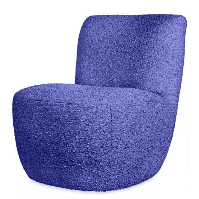 Fauteuil Eve 8211 Blauw Boucle 8211 Opjet 8211 Rhb Home Amp Living