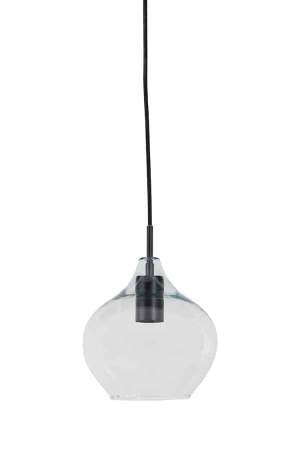 Hanglamp Rakel 8211 20 215 21 5 Cm 8211 Mat Zwart Helder 8211 Rhb Home Amp Living