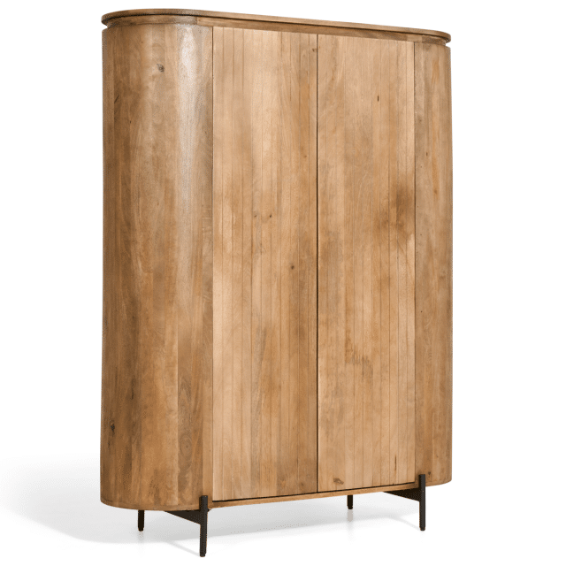 Wandkast 8211 Licht Bruin 8211 115x40x151cm 8211 Rhb Home Amp Living