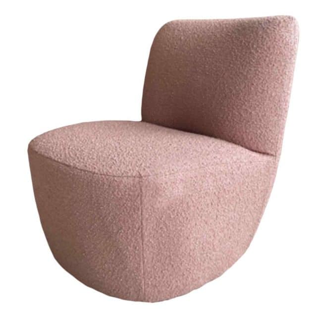 Fauteuil Eve 8211 Boucle Roze 8211 Rhb Home Amp Living